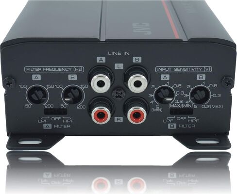 JVC KS-DR1004D مضخم صوت 400 وات 4 قنوات قابل للتوصيل للسيارات والبحرية وRZR/ATV/UTV/Cart Motorsports in Saudi Arabia