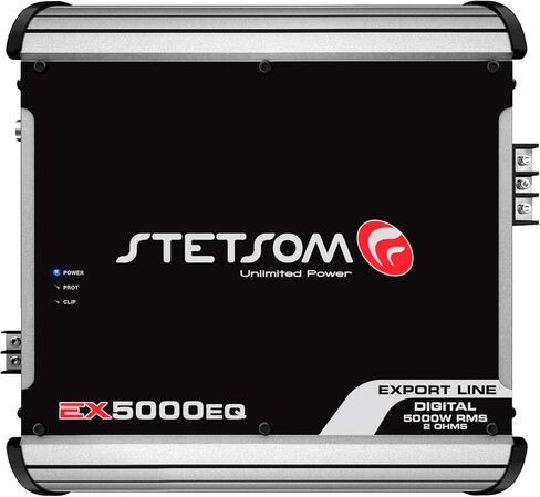 Stetsom EX 5000 EQ 1 Ohm Class D مضخم صوت أحادي كامل المدى in Kuwait