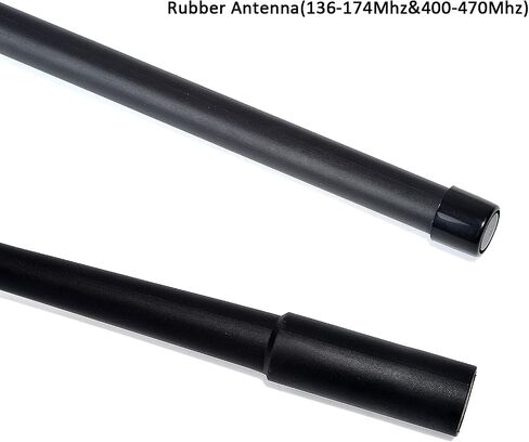 HYS VHF UHF BNC هوائي لاسلكي، 144/430 ميجا هرتز ثنائي النطاق HT هوائي لـ 136-174/400-470 ميجا هرتز BNC ICOM IC-V8 V86 IC-T7H Yaesu FT-530 محمول باليد ثنائي الاتجاه راديو Uniden الماسح الضوئي in Saudi Arabia