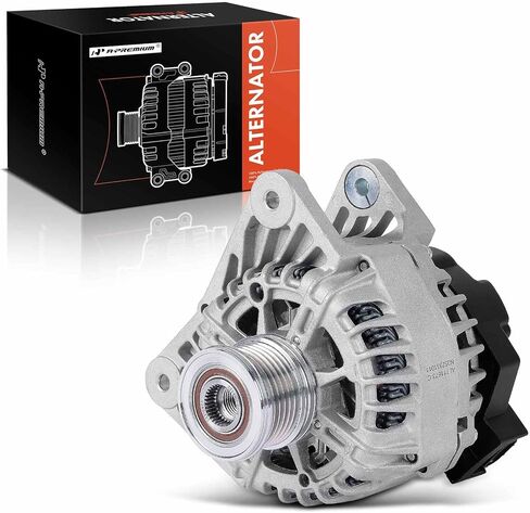 A-Premium Alternator Compatible with Nissan Sentra 2013-2019 1.8L, 12V 110A 6-Groove Clutch Pulley Clockwise, Replace# FG12T039, 2611855B in Saudi Arabia