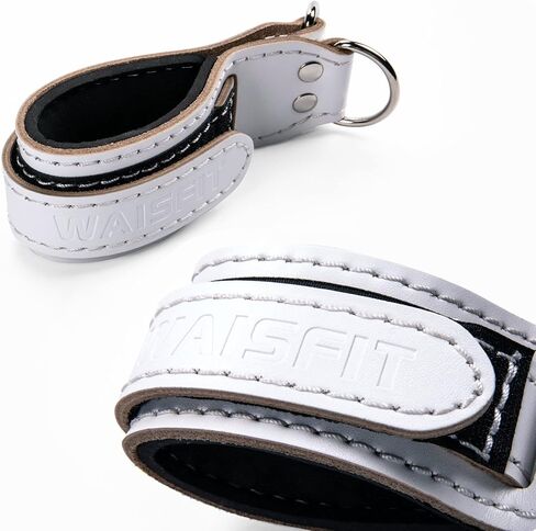 حزام الكاحل لآلة الكابلات، زوج واحد من أحزمة الكاحل الجلدية لصالة الألعاب الرياضية لآلة الكابلات، ملحقات الكفة لتمارين الظهر، تمارين الغلوت، ملحقات الساق، حزام الساق للتمارين الرياضية in Kuwait