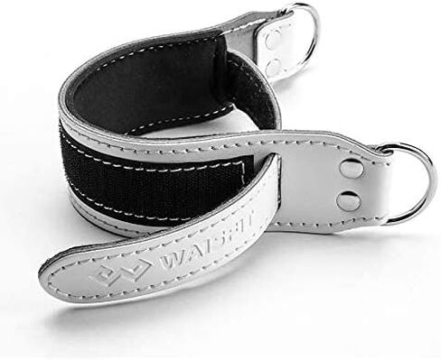 حزام الكاحل لآلة الكابلات، زوج واحد من أحزمة الكاحل الجلدية لصالة الألعاب الرياضية لآلة الكابلات، ملحقات الكفة لتمارين الظهر، تمارين الغلوت، ملحقات الساق، حزام الساق للتمارين الرياضية in Kuwait