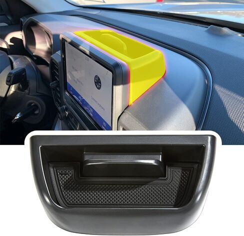 منظم علبة تخزين لوحة التحكم المركزية للسيارة لعام 2021 2022 2023 Ford Bronco Sport CX430، منظم لوحة أجهزة القياس مع حامل الهاتف المحمول، صندوق ثانوي، حاوية ملحقات السيارات in Kuwait