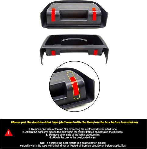 منظم علبة تخزين لوحة التحكم المركزية للسيارة لعام 2021 2022 2023 Ford Bronco Sport CX430، منظم لوحة أجهزة القياس مع حامل الهاتف المحمول، صندوق ثانوي، حاوية ملحقات السيارات in Kuwait