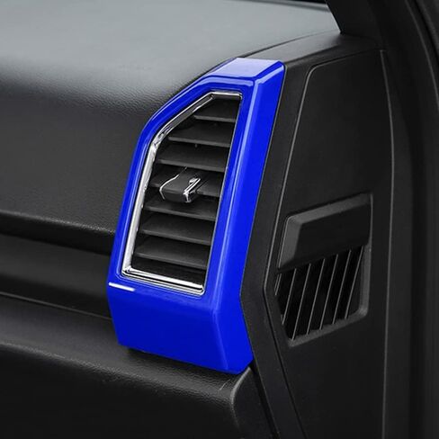 Keptrim لـ F-150 ABS من ألياف الكربون داش مكيف الهواء منفذ فتحة التهوية لسيارة 2015-2020 Ford F150، 3 قطع in Kuwait