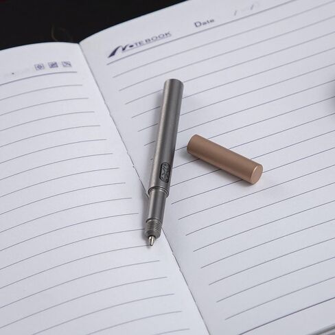 قلم TACRAY Mini Titanium التكتيكي لأداة الكتابة والكتابة المكتبية مع عبوة سوداء كهدية in Kuwait