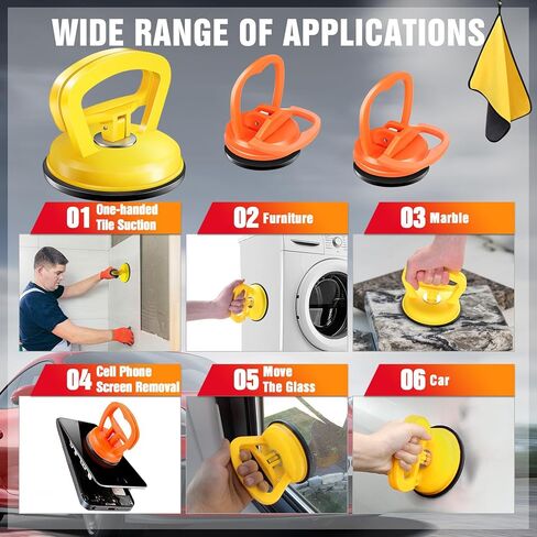 مجموعة أدوات سحب دنت السيارة، 3 قطع أدوات إزالة انبعاجات السيارة، أدوات إزالة انبعاجات السيارة لإصلاح جسم السيارة، الزجاج، الشاشة، رفع البلاط وتحريكه in Kuwait