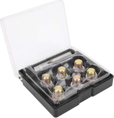 13 قطعة M13 X 1.5 النفط قابس التصريف الحنفية طقم تصليح الموضوع مسامير وعاء الزيت مجموعة أدوات إعادة الموضوع مع حشية الألومنيوم in Kuwait