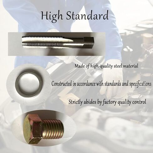 13 قطعة M13 X 1.5 النفط قابس التصريف الحنفية طقم تصليح الموضوع مسامير وعاء الزيت مجموعة أدوات إعادة الموضوع مع حشية الألومنيوم in Kuwait