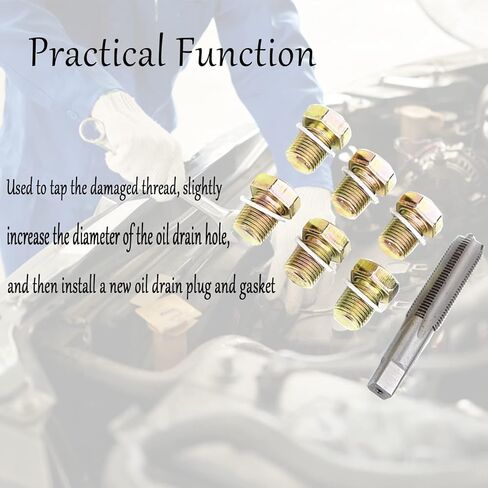 13 قطعة M13 X 1.5 النفط قابس التصريف الحنفية طقم تصليح الموضوع مسامير وعاء الزيت مجموعة أدوات إعادة الموضوع مع حشية الألومنيوم in Kuwait