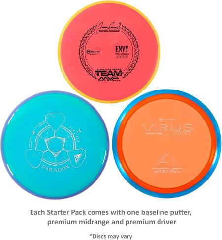 Axiom Discs 3-Disc Premium Disc Golf Starter Set (Colors and Models May Vary) in Saudi Arabia