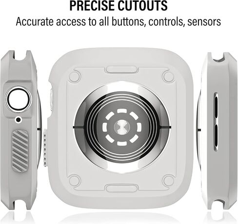 D & K Exclusives Compatible with Apple Watch 41mm Case, Shockproof Sport Protective Bumper Case for iWatch Women Men Kids GPS iWatch Series 8 Series 7 in Saudi Arabia