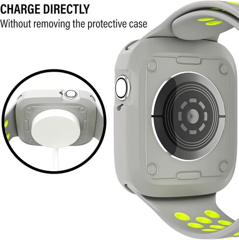 D & K Exclusives Compatible with Apple Watch 41mm Case, Shockproof Sport Protective Bumper Case for iWatch Women Men Kids GPS iWatch Series 8 Series 7 in Saudi Arabia