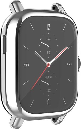 جراب Chofit مكون من 7 قطع متوافق مع Amazfit GTS 3/GTS 2/GTS 2e، جراب واقٍ شامل من مادة TPU المضادة للخدش، غطاء ممتص للصدمات لملحقات الساعة الذكية Amazfit GTS 3/GTS 2/GTS 2e in Kuwait