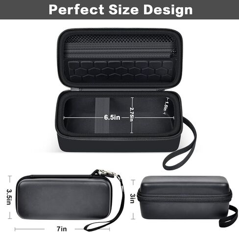 حافظة متوافقة مع ضاغط الهواء المحمول لنفخ الإطارات، وحامل تخزين مضخة إطارات السيارة، وصندوق مضخة الدراجة المنفوخ الذي يحمل خرطوم الهواء، ومخروط الفوهة، ومحول الإبرة وكابل الشحن (الحقيبة فقط) in Kuwait