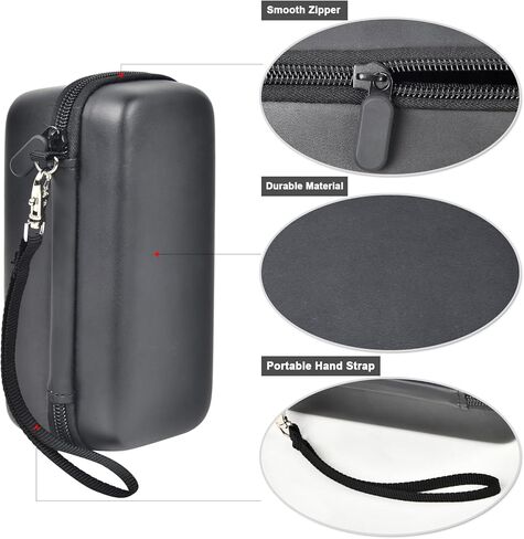 حافظة متوافقة مع ضاغط الهواء المحمول لنفخ الإطارات، وحامل تخزين مضخة إطارات السيارة، وصندوق مضخة الدراجة المنفوخ الذي يحمل خرطوم الهواء، ومخروط الفوهة، ومحول الإبرة وكابل الشحن (الحقيبة فقط) in Kuwait