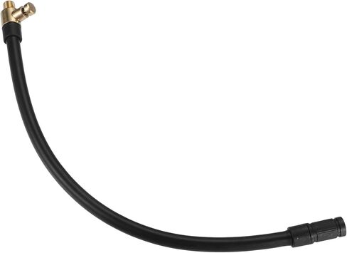 X AUTOHAUX 12 بوصة منفاخ الإطارات مضخة هواء خرطوم محول تمديد قفل الإطارات تشاك وصلة أنبوب لصمام أمريكا القياسي مع صمام تحرير الهواء للسيارة والدراجة الجبلية والدراجة النارية in Saudi Arabia