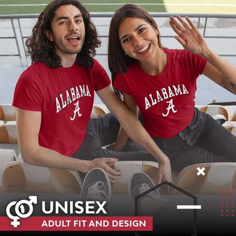 تي شيرت Campus Colors رجالي من القطن Gameday للبالغين من الرابطة الوطنية لرياضة الجامعات (NCAA) بجودة ممتازة in Kuwait
