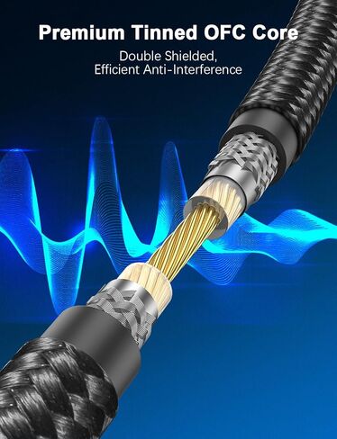 كابل XLR مزدوج إلى RCA بطول 3 أقدام، كابل صوت غير متوازن من 2RCA ذكر إلى 2XLR ذكر، مطلي بالذهب عيار 24 قيراط، مزدوج الحماية - أحمر نبيذي in Kuwait