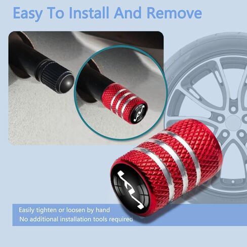 4 قطع أغطية صمامات إطارات السيارة، لسيارة KIA Soul Stinger Seltos Cadenza K900 Forte NIRO Rio Sportage Sorento Series أغطية جذعية من الألومنيوم مع شعار السيارة QY_Black in Kuwait