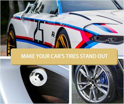 Augeny 8 PCS Car Tire Valve Caps, Pool 8 Ball Wheel Valve Stem Covers with Rubber Ring, Corrosion Resistant Airtight Tyre Dust Caps, Universal Stem Covers for Car, Truck, Bicycle, SUV (Blue) in Saudi Arabia