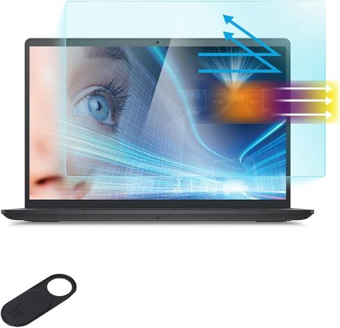 واقي شاشة مضاد للوهج للضوء الأزرق مقاس 14 بوصة Dell Inspiron 14 5401 5402 5405 5406 5408 5409 5410 5415 5418 7400 7405 7409 7415 5490 5493 5494 5498، غير لامع (غير مناسب 5420 5425 5) 430 7420 7425 7435) in Kuwait