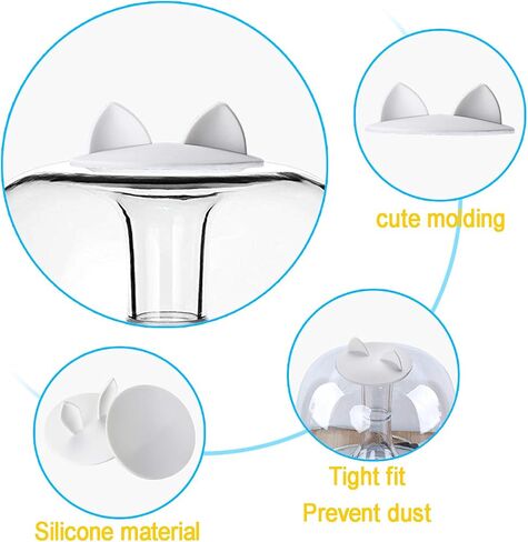 غطاء مضاد للغبار من HK Aura Studio 4 - شفة سيليكون لعصي الصوت Harman Kardon Soundsticks 2 و3 و4 وAura Studio 1 و2 و3 و4 نظام مكبر صوت بلوتوث شفاف (أسود قطة) in Saudi Arabia