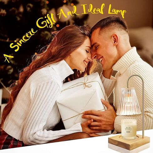 Candle Warmer Lamp, Electric Candle Warmer lamp with Timer, Scented Wax Melt Candle Lamp Warmers with 2 Bulbs，Dimmable Candle Warmer for Home Decor, Mothers Day Gifts for Mom in Saudi Arabia