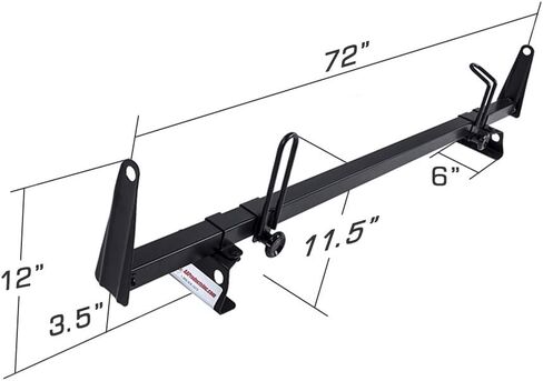 AA-Racks Model X202 Steel Van Roof Rack Cross Bars Fits 2013-On RAM ProMaster/ 2015-On Transit، 3 Bar 72 بوصة - أسود in Kuwait