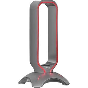 MHHX, RGB Flow Gaming Headset Stand + 2 x USB 2.0, Graphite