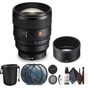 Sony FE 85mm f/1.4 GM II Lens (SEL85F14GM2) + Lens Filter Kit + Cleaning Kit + Lens Pouch + Lens Cap