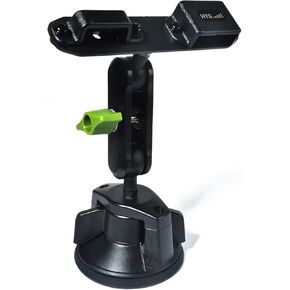 HYS Ham Radio Cup Holder Mount W/Double Socket Arm Ball, Shoulder Speaker Mic W/Belt Clip Holder, Walkie Talkie Holder with Ram Mount for Motorola APX 8000 APX 6000 APX 4000 APX 8000 with Belt Clip