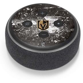 Skinit Decal Audio Skin Compatible with Amazon Echo Dot 3 - Officially Licensed NHL Vegas Golden Knights Frozen Design