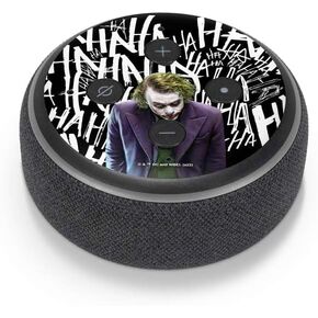 Skinit Decal Audio Skin Compatible with Amazon Echo Dot 3 - Officially Licensed The Dark Knight Joker Design