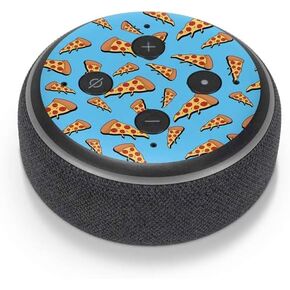 Skinit Decal Audio Skin Compatible with Amazon Echo Dot 3 - Officially Licensed Pizza Foodie Design