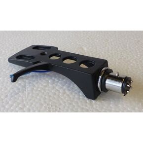 Black Plastic Turntable Headshell for Technics SL-1200 & Other Turntables with RCA/Auxiliary Connectivity