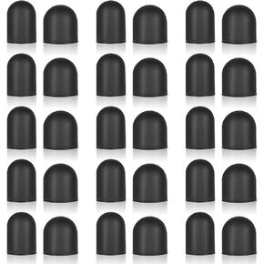 30Pcs Rubber Tips for Stylus Pens Replacement Nibs for Touch Screen Pen Soft No Scratches Sensitivity and Precision Universal Stylus Ends Replacement Tips 0.2'' & 0.28''