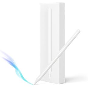 Replaceable for Apple Pencil 2nd Generation with Magnetic Charging,Stylus Pen for ipad pro 11"&12.9",Compatible with iPad Pro 11 in 1/2/3/4, iPad Pro 12.9 in 3/4/5/6, iPad Air 4/5, iPad mini 6(White)