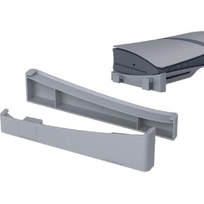 ABS Horizontal Stand Bracket for PS5 Pro Digital & Disc for PS5 Slim Console Mount Holder Accessories (Grey)