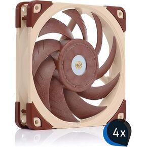 Noctua 480mm AIO Upgrade Bundle (4X NF-A12x25 PWM 120mm Fans Plus 1x NT-H2 Thermal Paste)