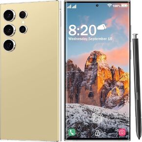 I24 Ultra 5G Unlocked Smartphone,Android 13.0 8GB+256GB Fully Unlocked Cell Phone Built in Pen The Phone,Battery 6800mAh 6.8" HD Screen,48MP+108MP Camera/Dual SIM/Face (Dark Green 8+256)