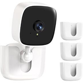 Introducing Adhesive Camera Mount,Fit for Tapo Link Indoor Security Camera C100 /C110 ,No Drill No Screw Mounting Bracket,No Damage to House Mount Holder,White,2Pack (Tapo Link Cameras NOT Included)