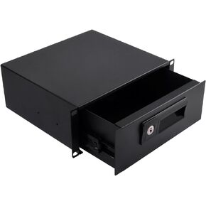 GeeekPi 2U Rack Mount Lockable Drawer, Server Cabinet Case 10 Inch Rack Mount for DeskPi RackMate T1/T0 Server Cabinet