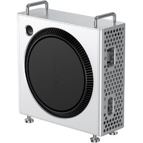 Mac mini M4 Stand - Aluminum Chassis Vertical Mount for M4 & M4 Pro (2024) - Optimized Heat Dissipation - Mac mini M4 Case Holder - Accessories for Mac mini M4