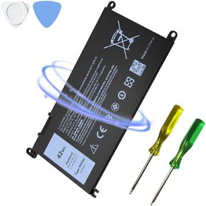 42Wh YRDD6 Laptop Battery Replacement for Dell Inspiron 15 5480 5481 5482 5485 5490 5491 5493 5584 5581 5585 5590 5591 5593 5594 5598 14 3310 3491 3493 3501 3582 3583 3584 3593 3793 7586 Vostro