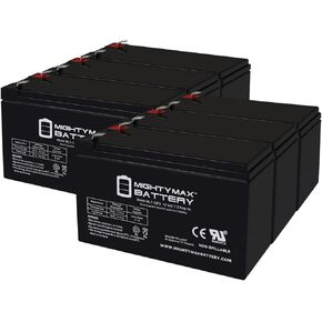 Mighty Max Battery 12V 7Ah F2 Replacement Battery for APC Back-UPS 600 BN600-4 Pack