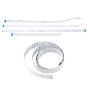 3Pcs 15Pin 30cm/50cm/100cm FFC Cable Extender, FFC Ribbon Flexible Flat Cable for Raspberry Pi Camera