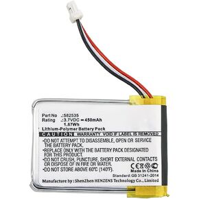 Synergy Digital GPS Battery, Compatible with Abee V35 GPS, (Li-Pol, 3.7V, 450mAh) Ultra High Capacity, Replacement for Mio Battery