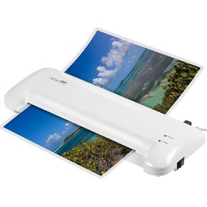 Apache 10 Mil Capable Thermal Laminator, 13 inch wide Laminating Machine for Large Projects Including A3 and 11x17, Laminates Thicker Projects for 3, 5, and 7 mil Pouches, Includes Five 10 mil Pouches