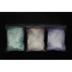 3 Packs/lot Dubbing UV Ice Dub 4g/Pack Thread Holographic Fibers Wing Trout Nymph Fly Tying Materials